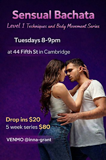 Sensual Bachata Techniques and Body Movement - First Class is 50% OFF