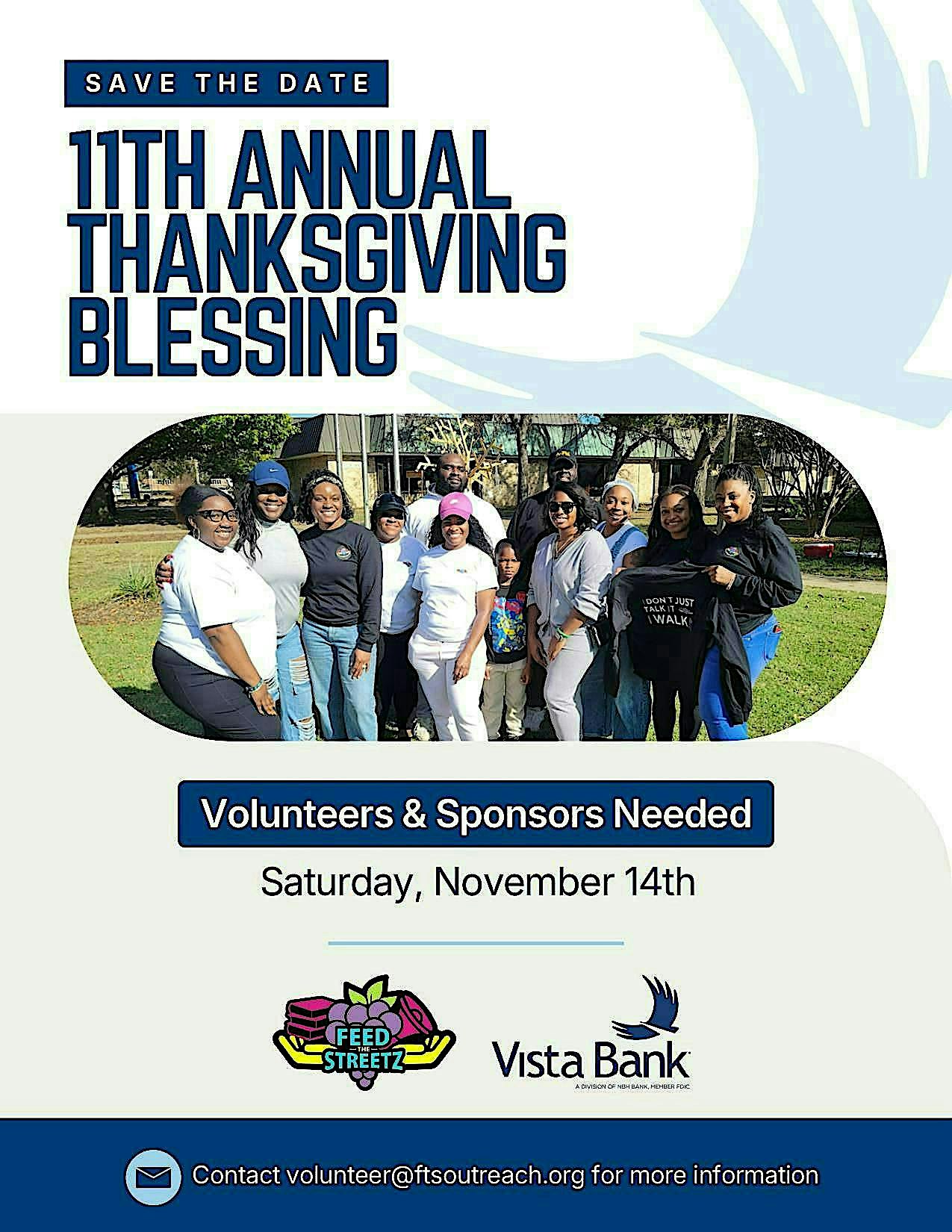 11th Annual Thanksgiving Blessing