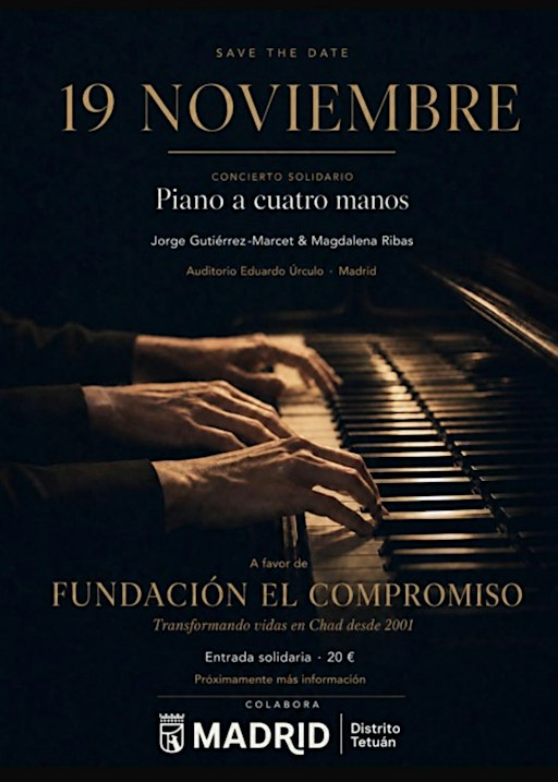 Concierto de Piano a beneficio de Fundación El Compromiso