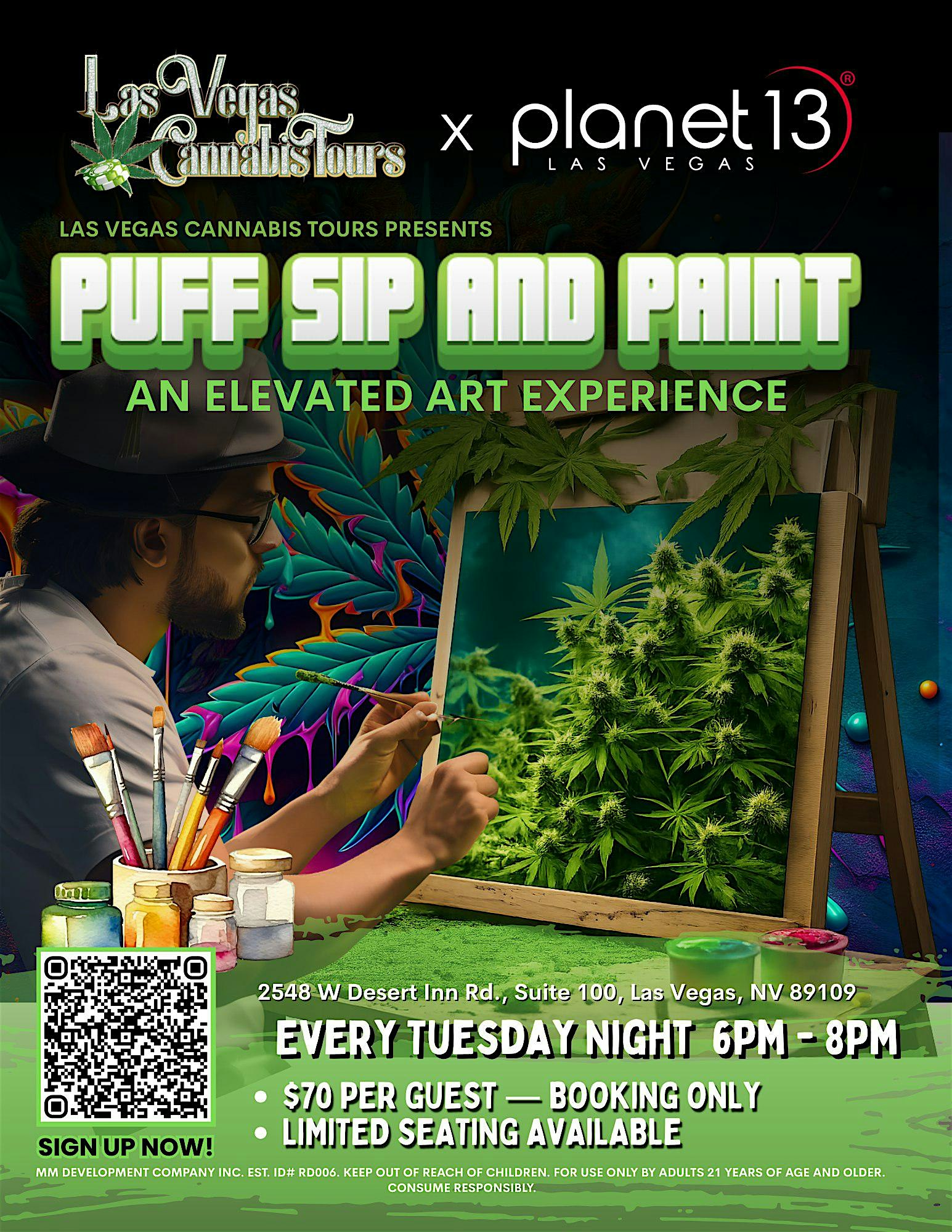 Puff Sip and Paint