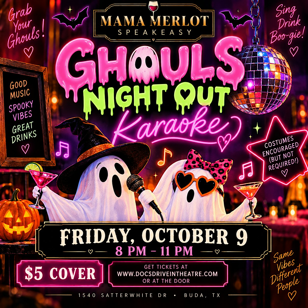 Ghouls Night out at the Speakeasy