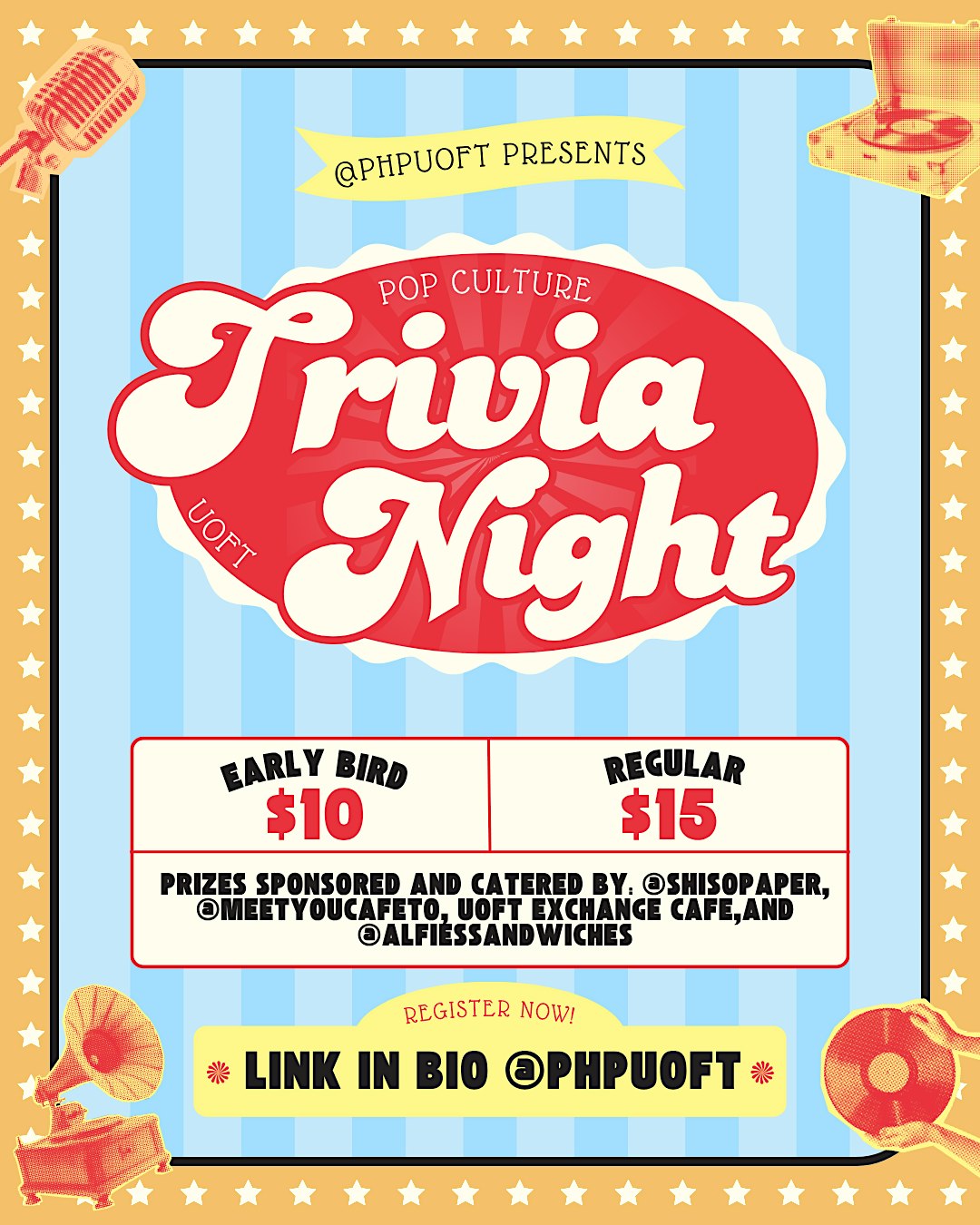 PHP UofT Pop Culture Trivia Night!