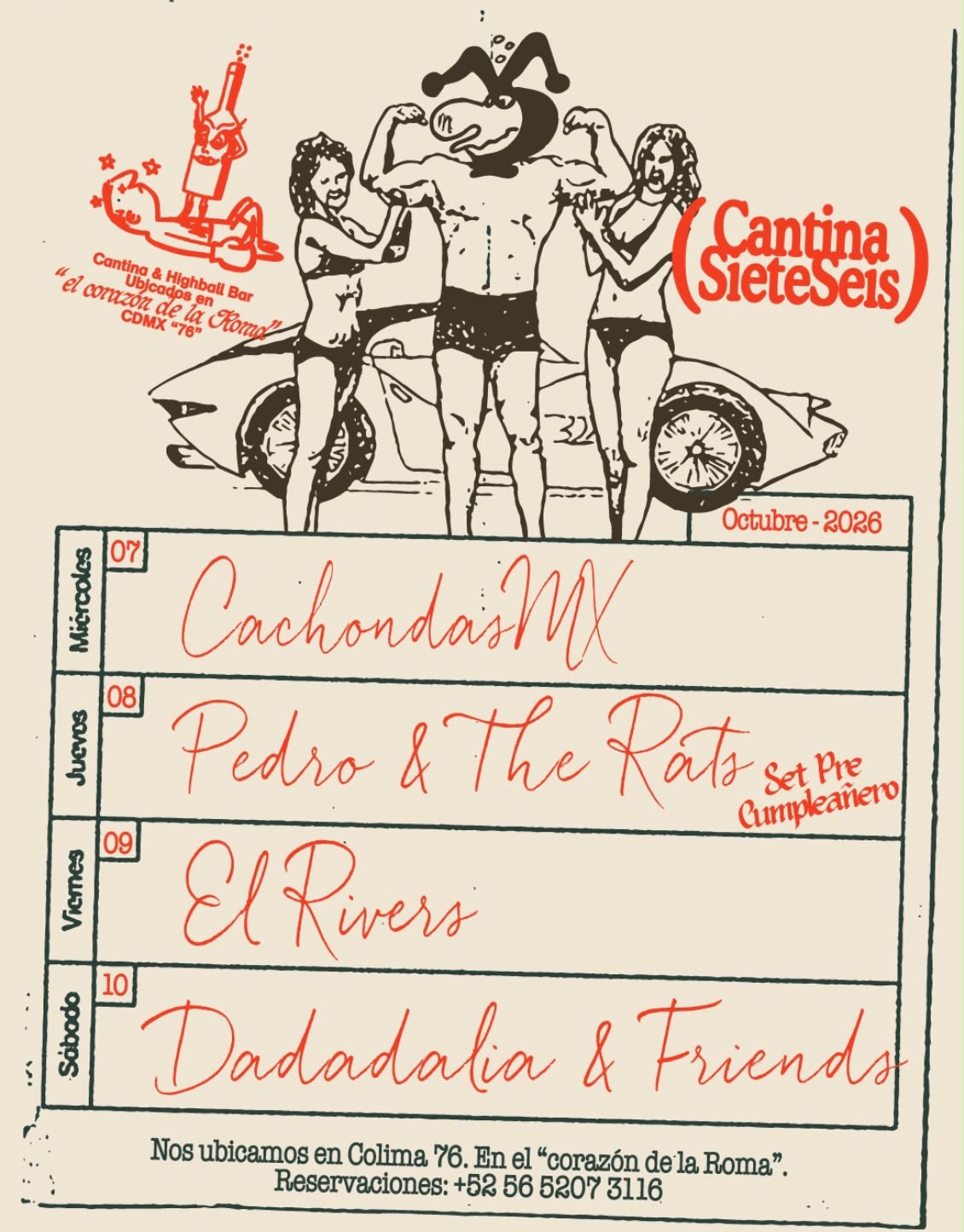 Cantina SieteSeis Programa