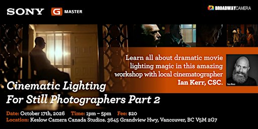 Cinematic lighting for still photographers Part 2