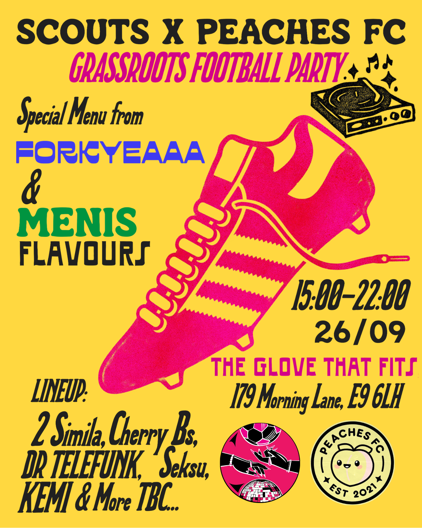 Scouts X Peaches FC Day Party