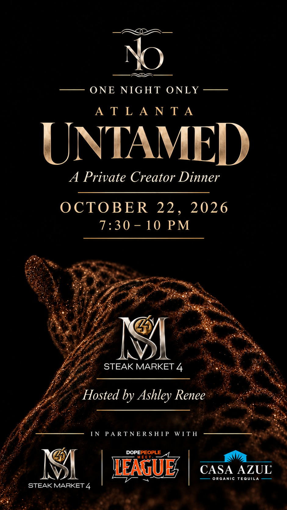 The 44 Dinner Presents: ATLANTA UNTAMED | Powered by SM44 x Dope People Meet® League