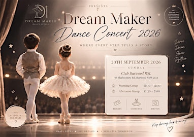 DREAM MAKER DANCE STUDIO CONCERT 2O26