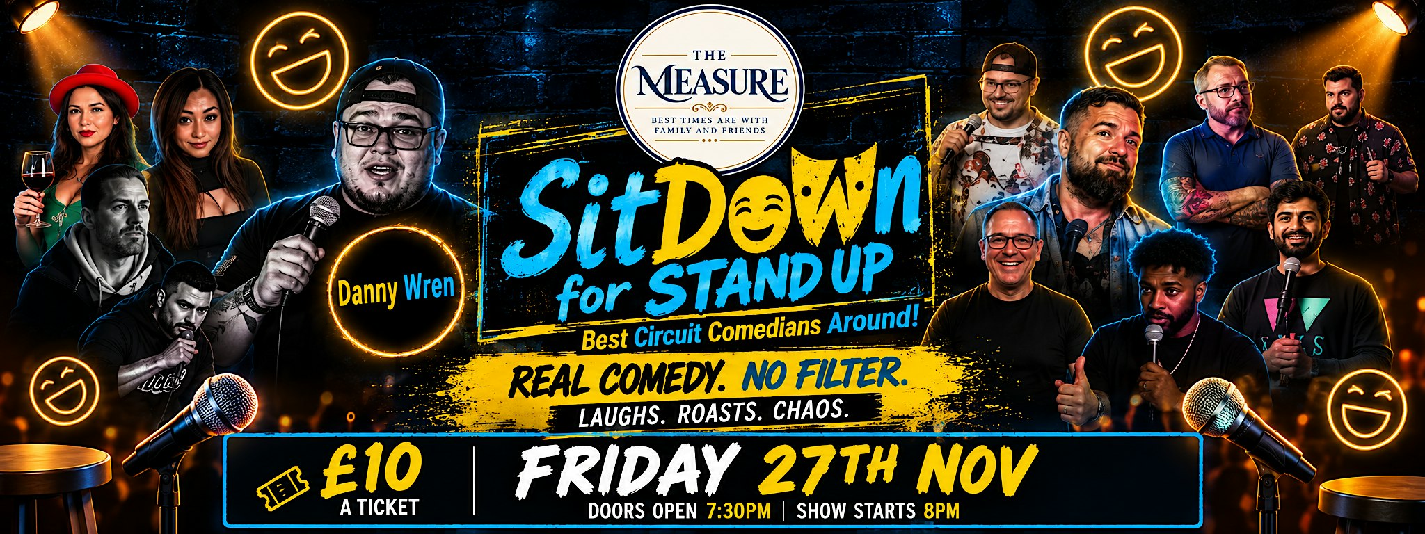 LIVE!@The Measure Presents SitDown for StandUp