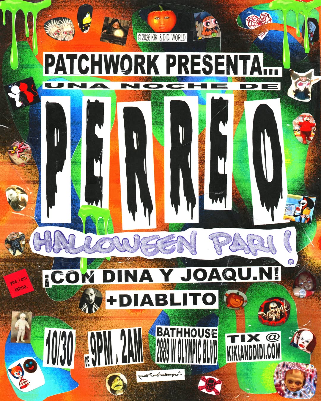 Patchwork Presenta... Una Noche de Perreo Halloween Pari!