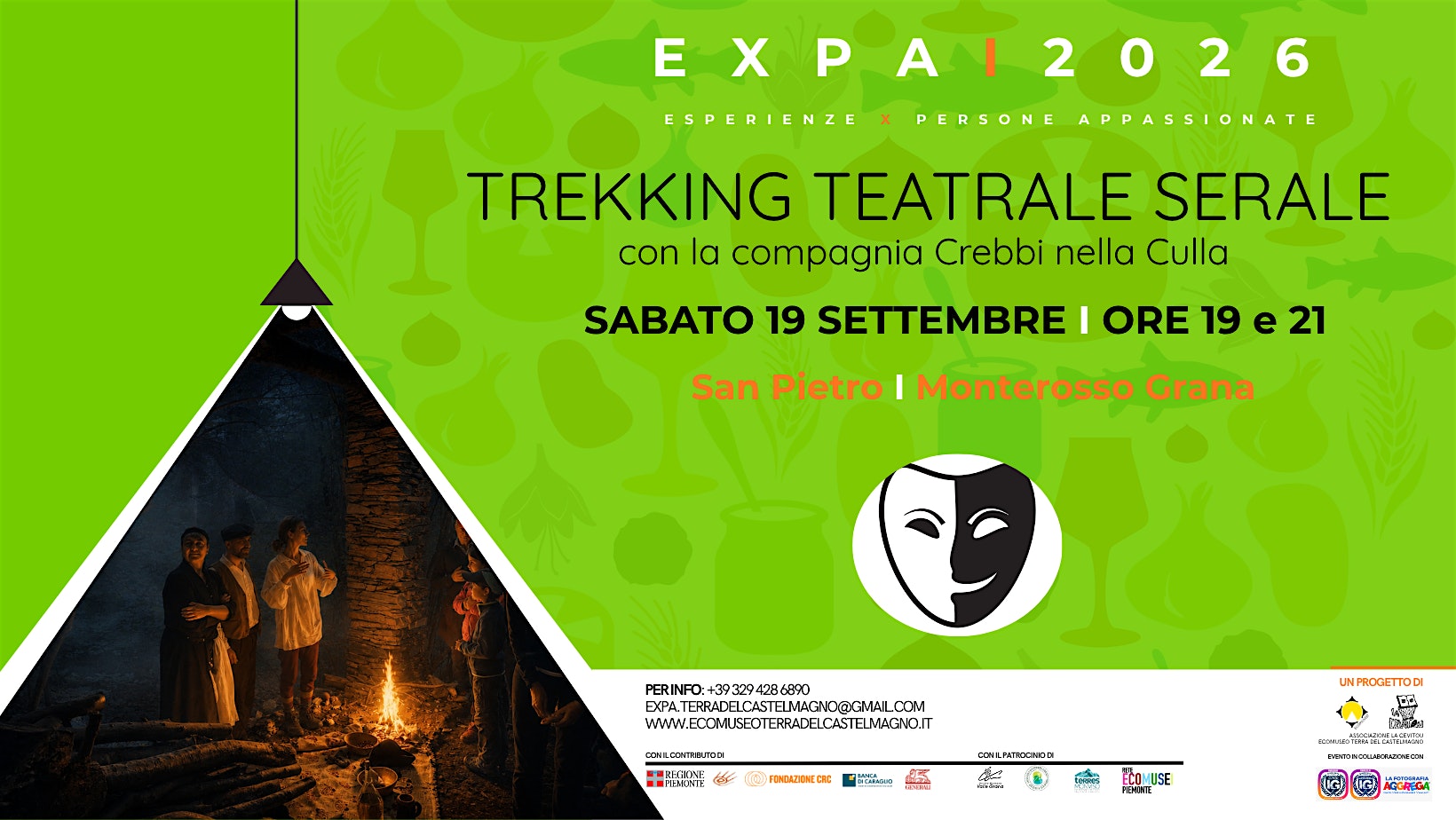Trekking teatrale serale a San Pietro di Monterosso Grana