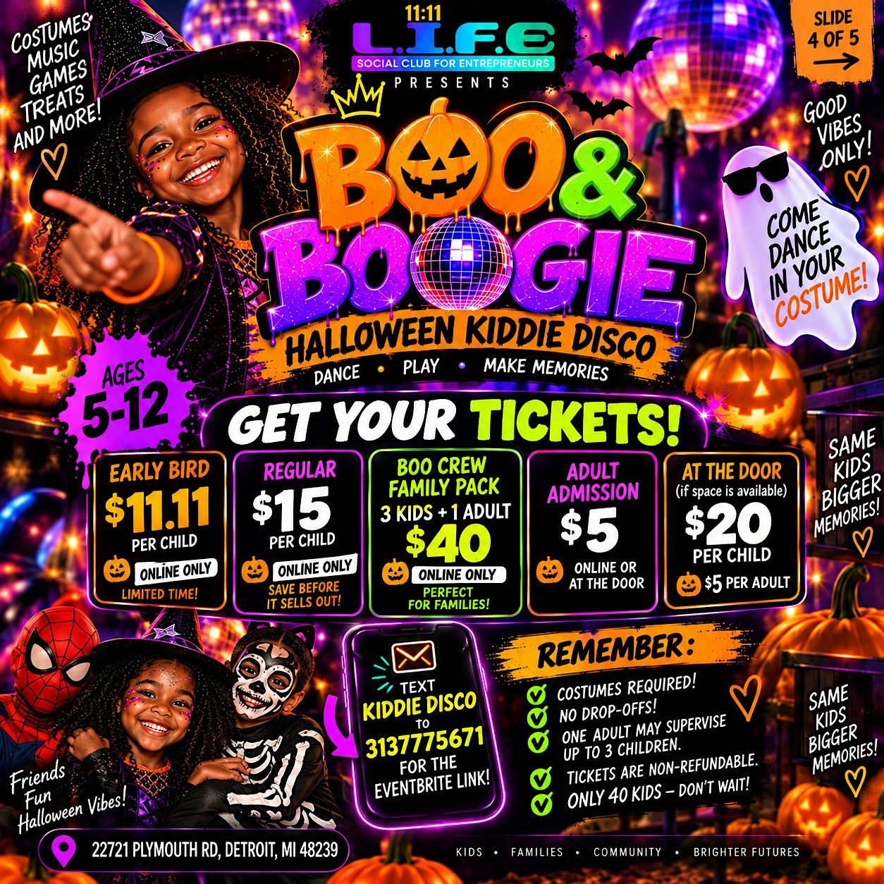 Boo & Boogie: Halloween Kiddie Disco + Trunk-or-Treat | Detroit