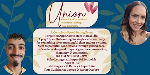 UNION: A Conscious Speed Dating Event.