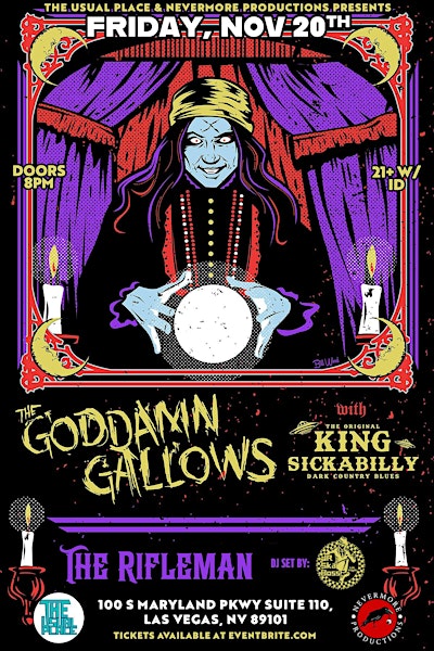 The Goddamn Gallows with King Sickabilly & The Rifleman at The Usual Place