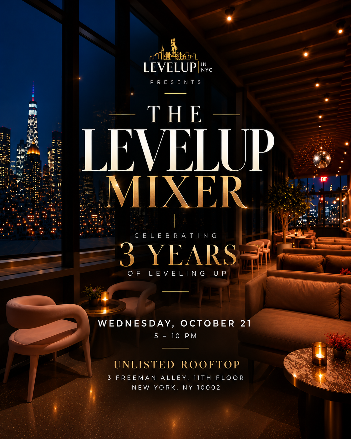 The LEVELUP Mixer - 3 Year Anniversary Celebration