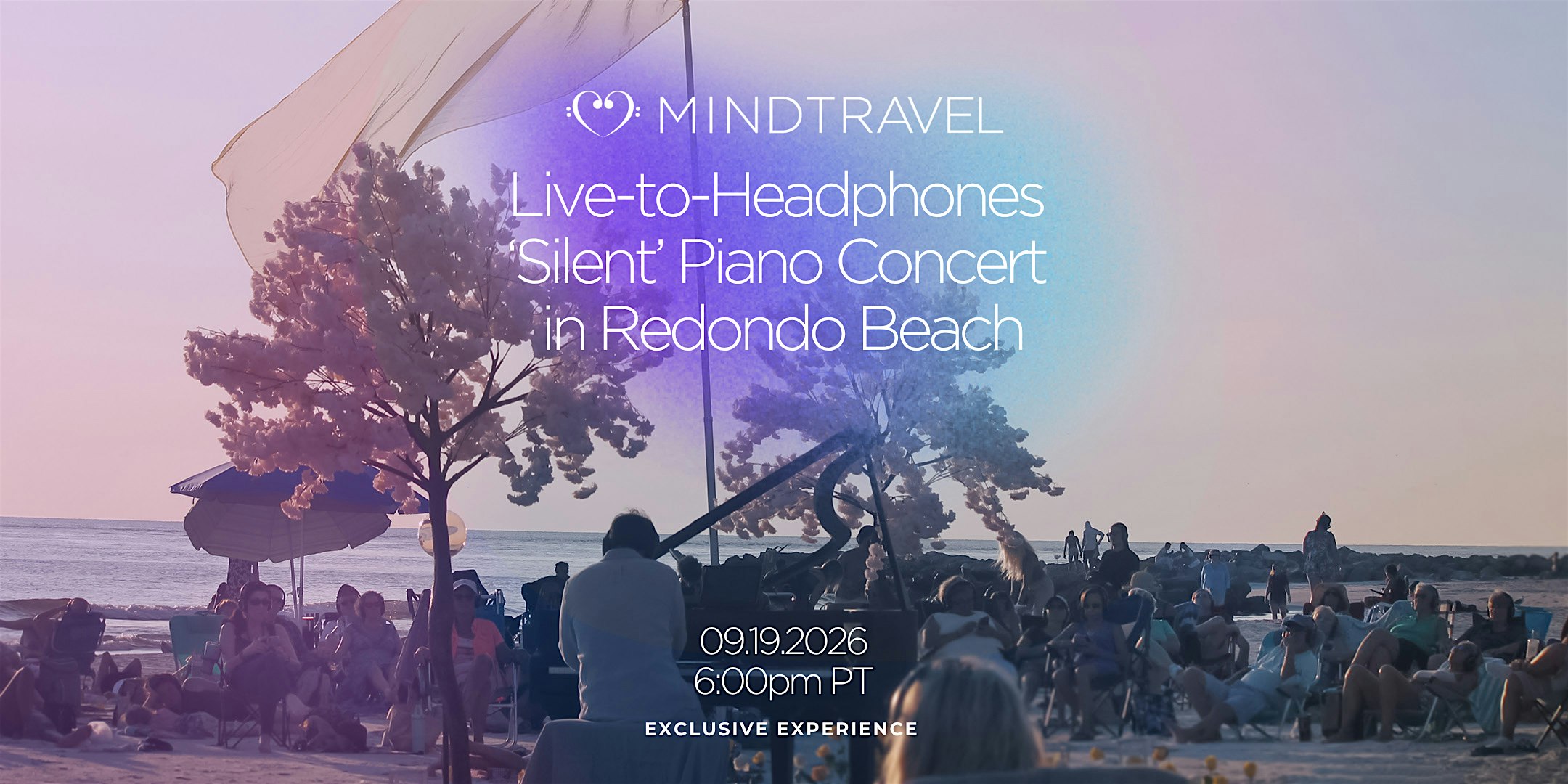 MindTravel September Live-to-Headphones Silent Piano Concert Redondo Beach