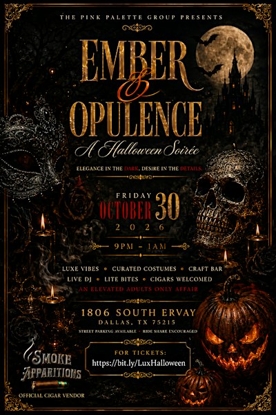 ✨ EMBER & OPULENCE ✨ A Luxury Halloween Soirée