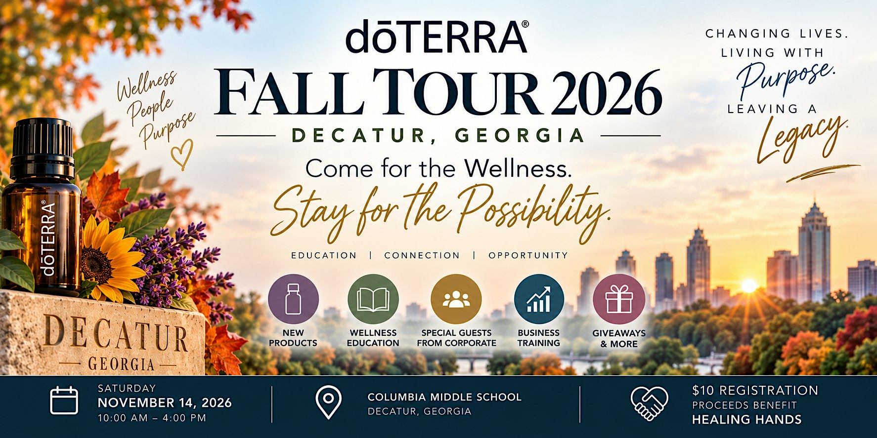 doTERRA Fall Tour 2026 — Decatur, Georgia