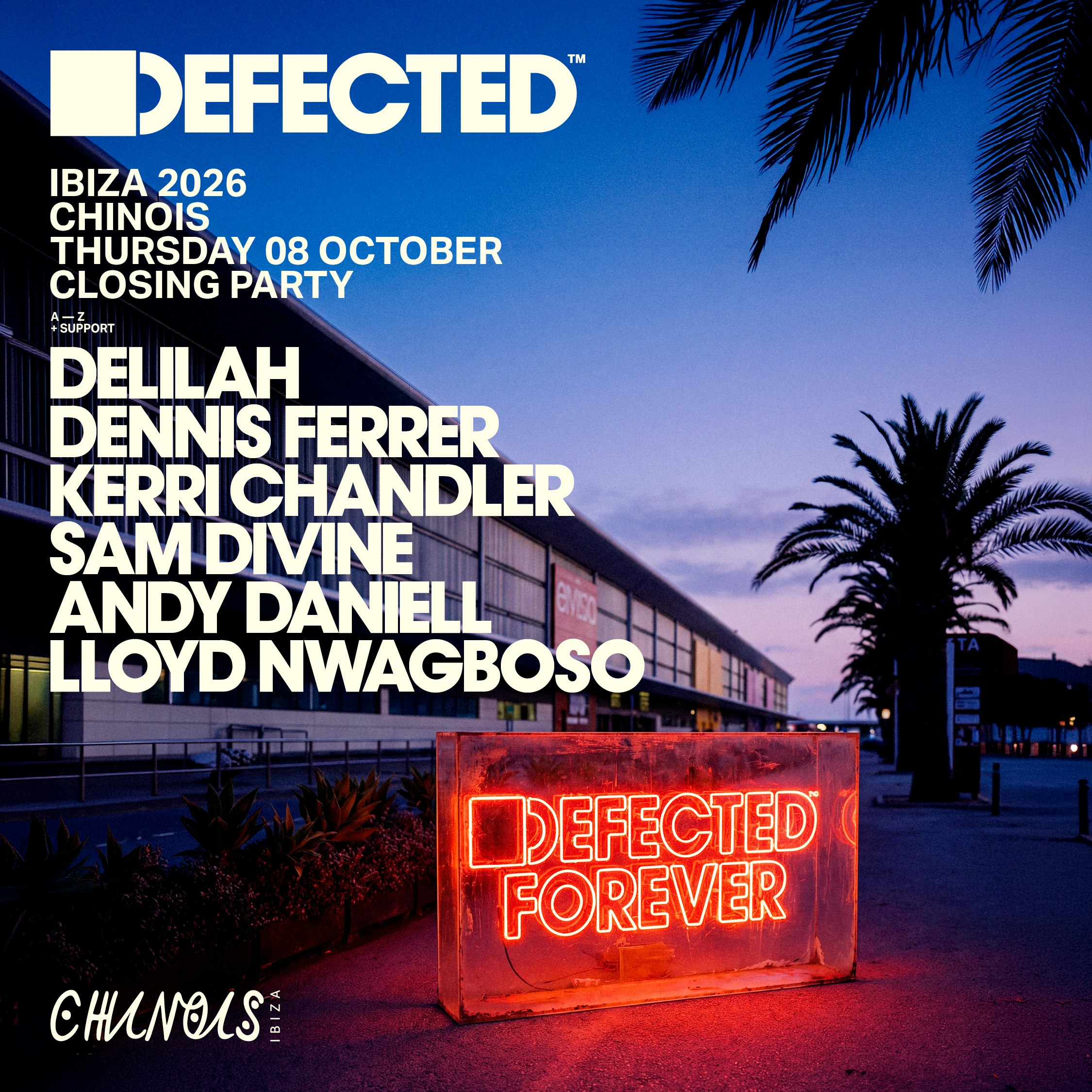 Defected Closing: Dennis Ferrer, Delliiah, Kerri Chandler, Sam Divine, Andy Daniell b2b Lloyd Nwagboso