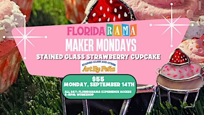 Maker Mondays: Stained Glass Strawberry Cupcake with Art by Peña
