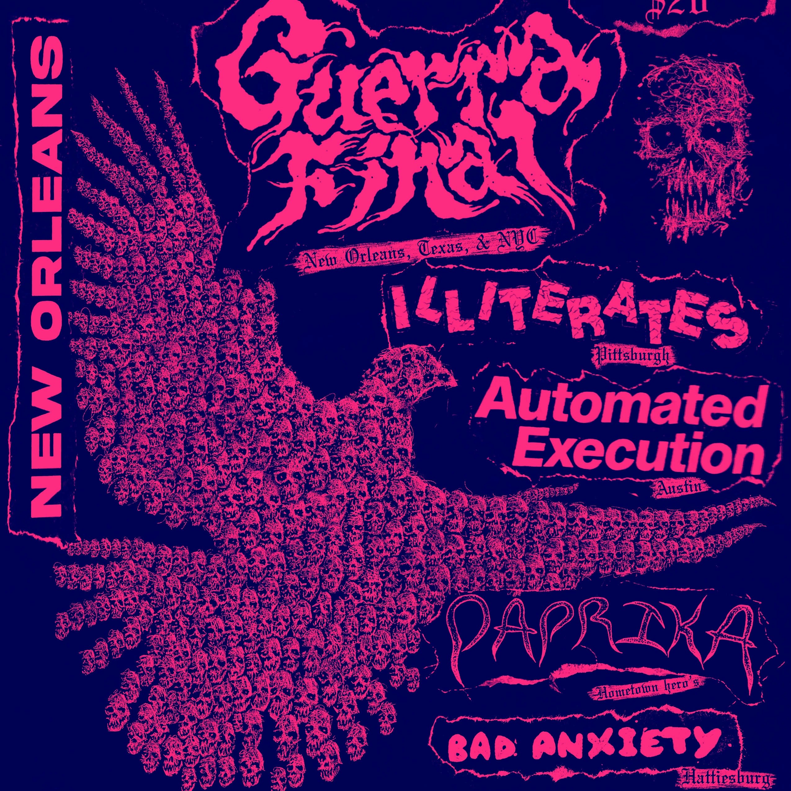 A.C.A.B. FEST w/ Guerra Final, Illiterates, & more