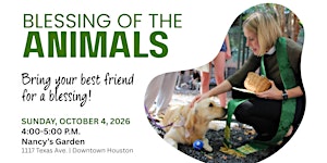 Blessing of the Animals at Christ Church Cathedral