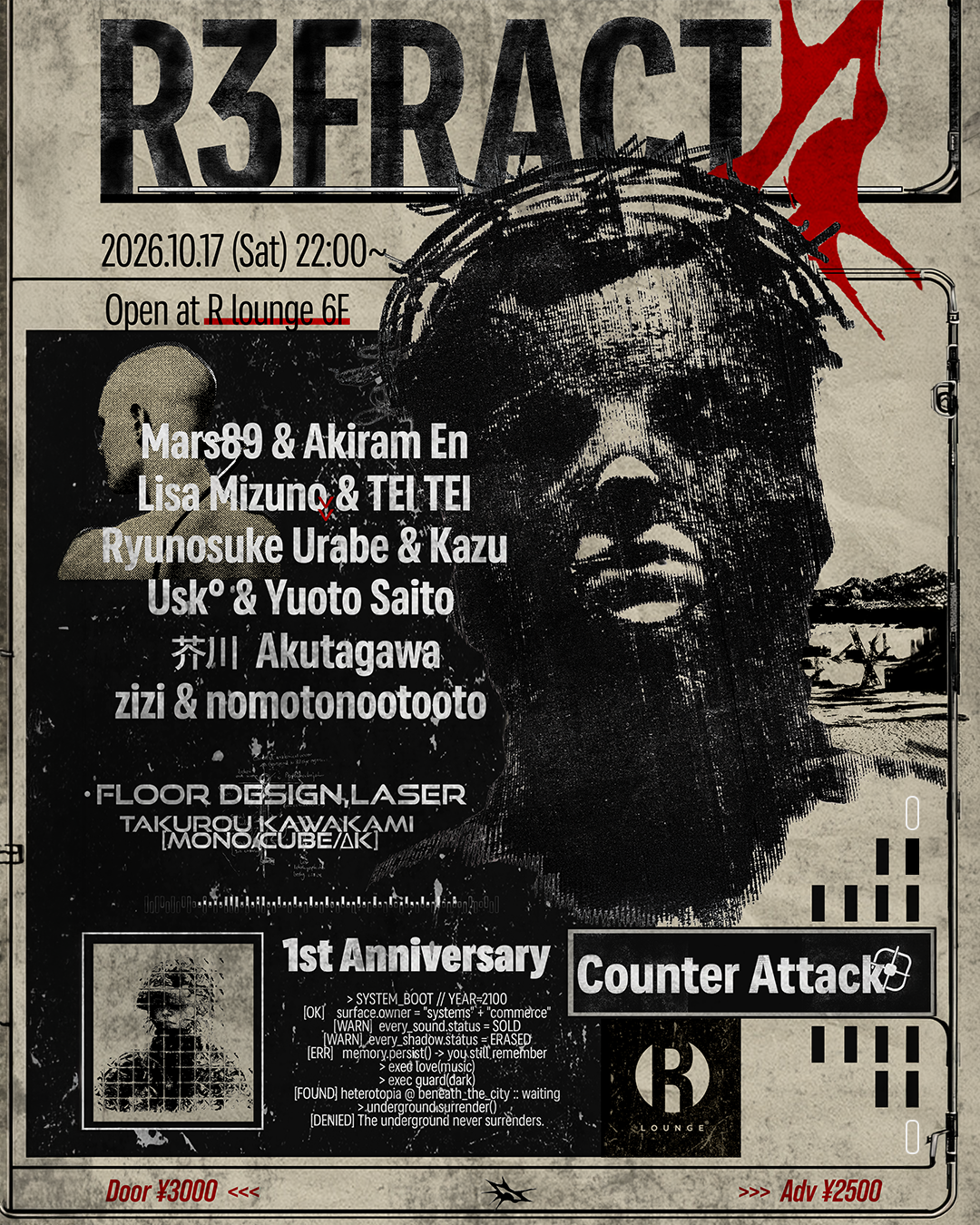 R3FRACT presents: 1st Anniversary & Counter Attack