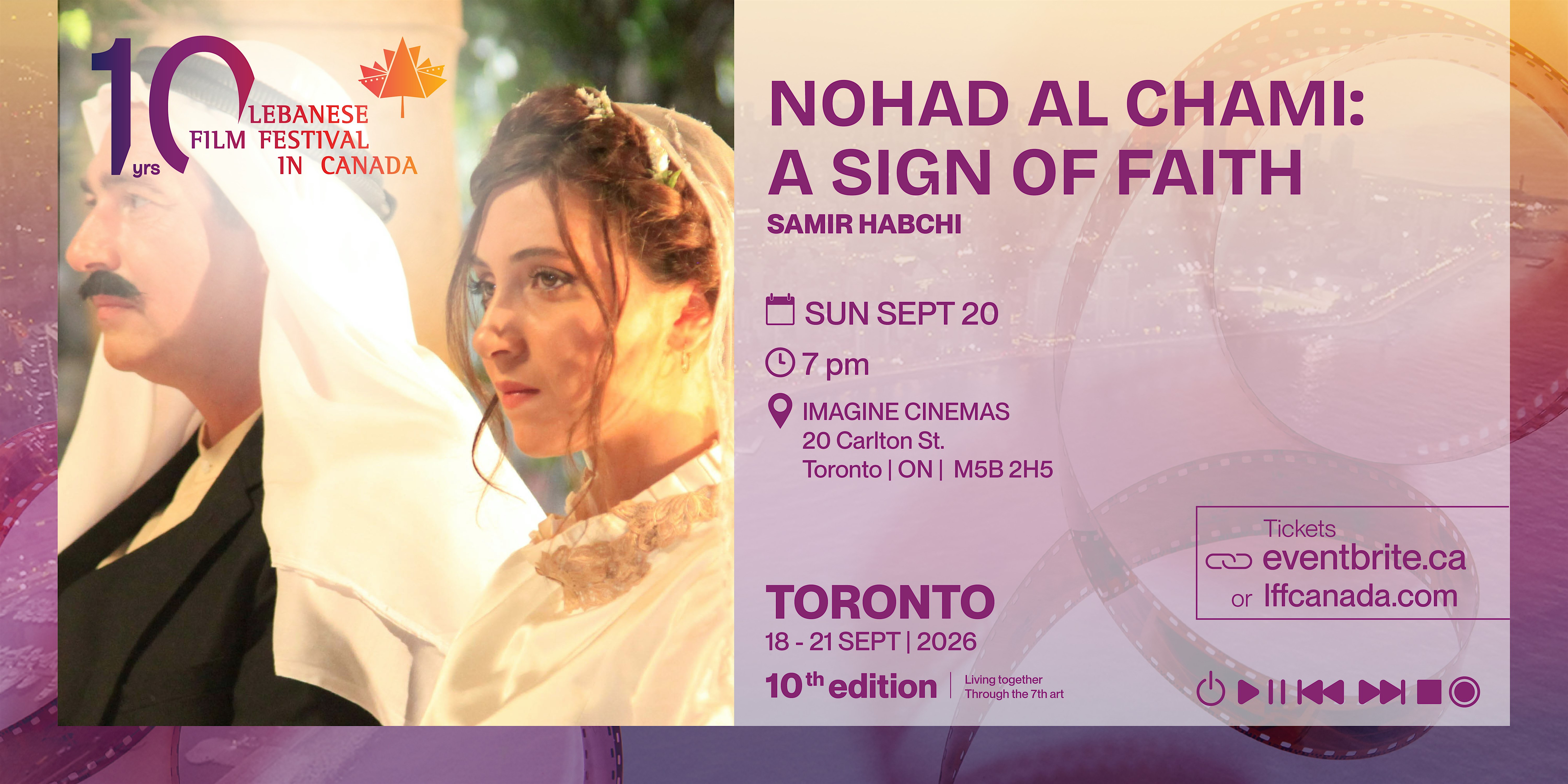 Toronto - Nohad Al Chami: A Sign of Faith - LFFC