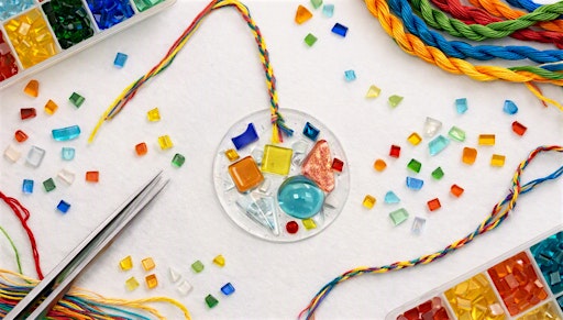 Art & Craft: Mosaic glass & crystal mini suncatcher