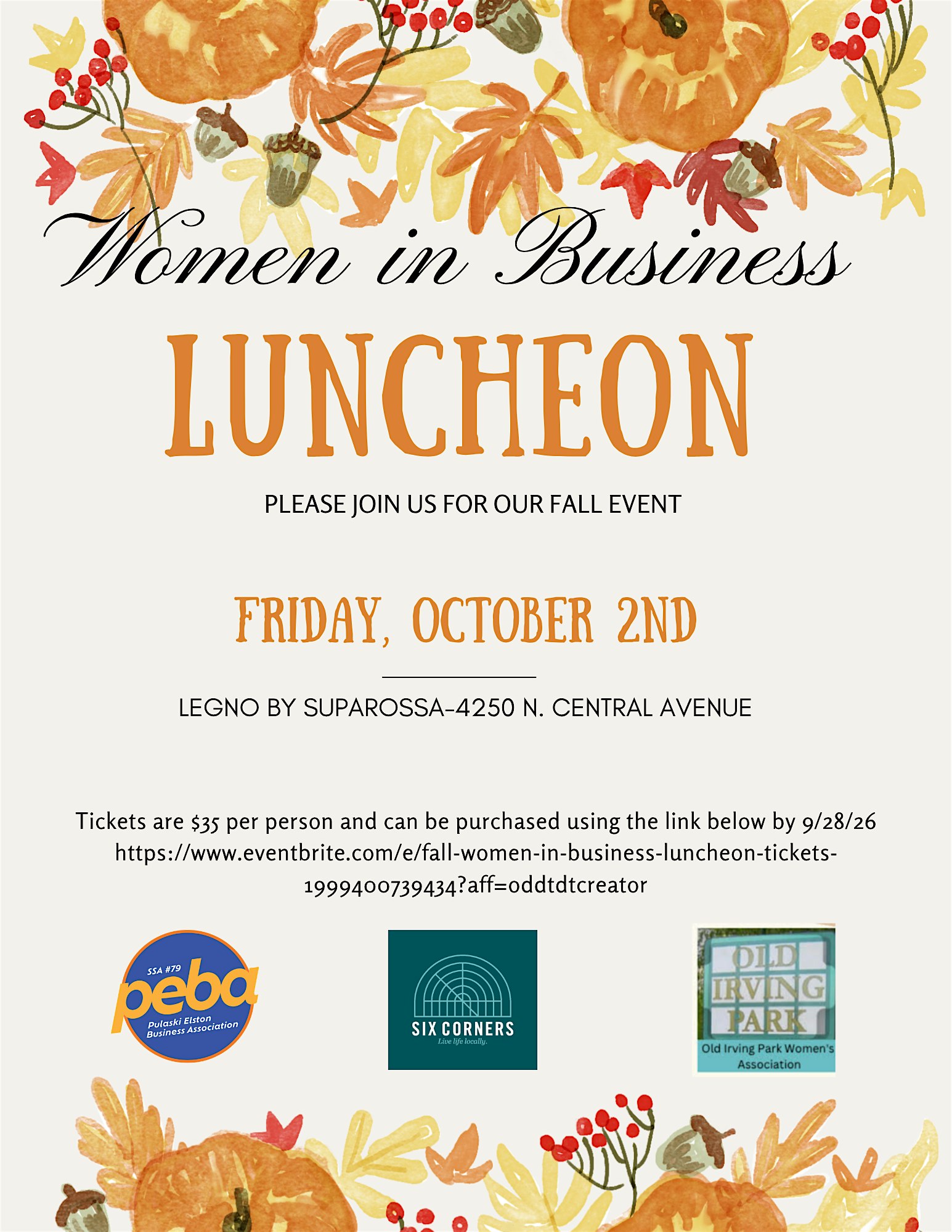 Fall Women in Business Luncheon