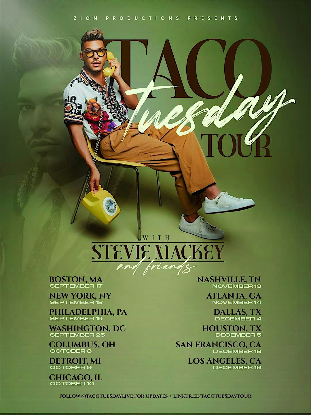 Taco Tuesday in ATLANTA- Stevie Mackey & Friends