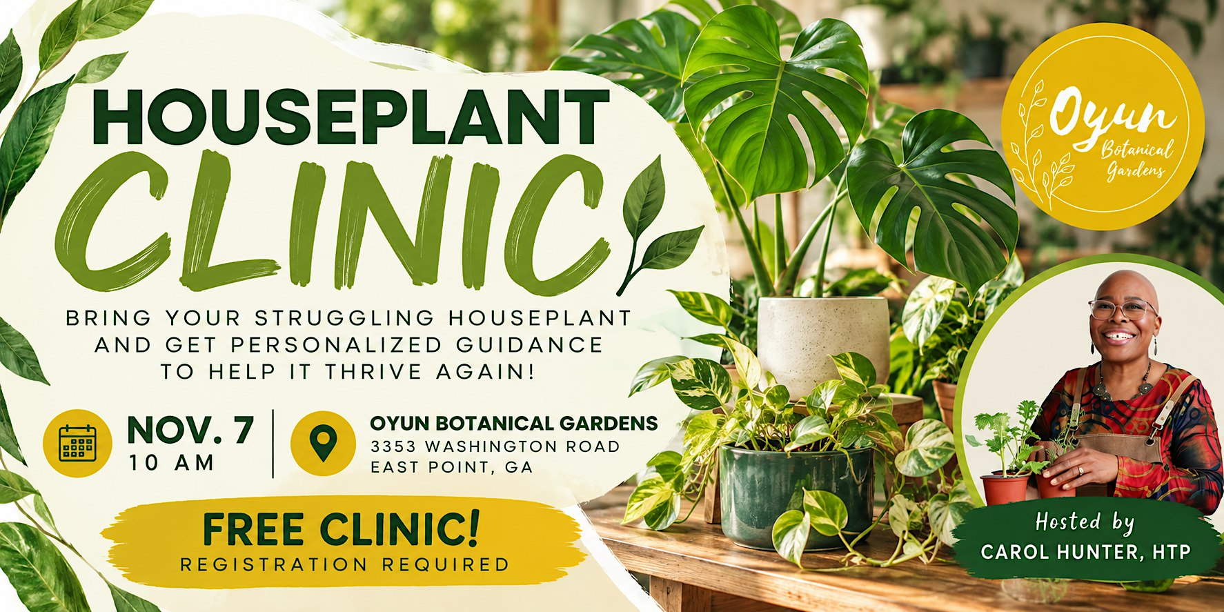 FREE House Plant Clinic