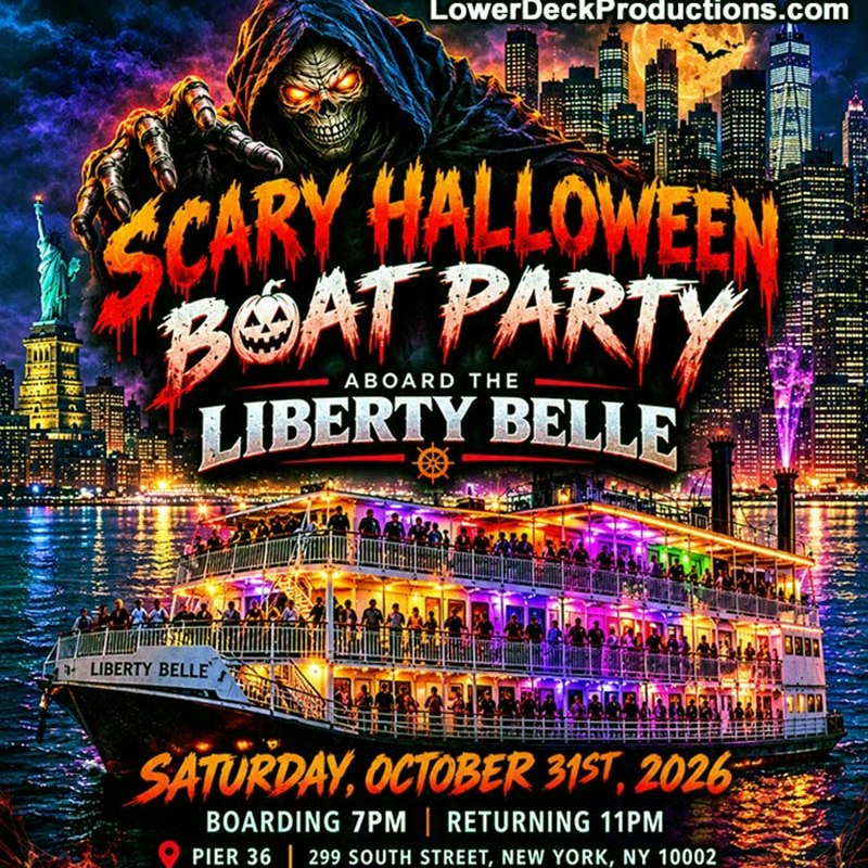 Scary Halloween Boat Party