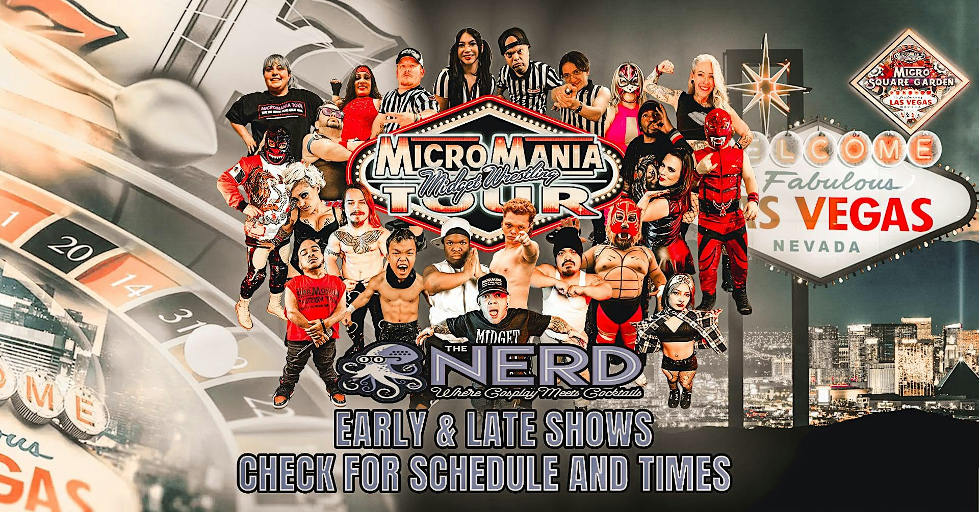 LATE SHOW MicroMania Midget Wrestling: Las Vegas at Nerd Bar
