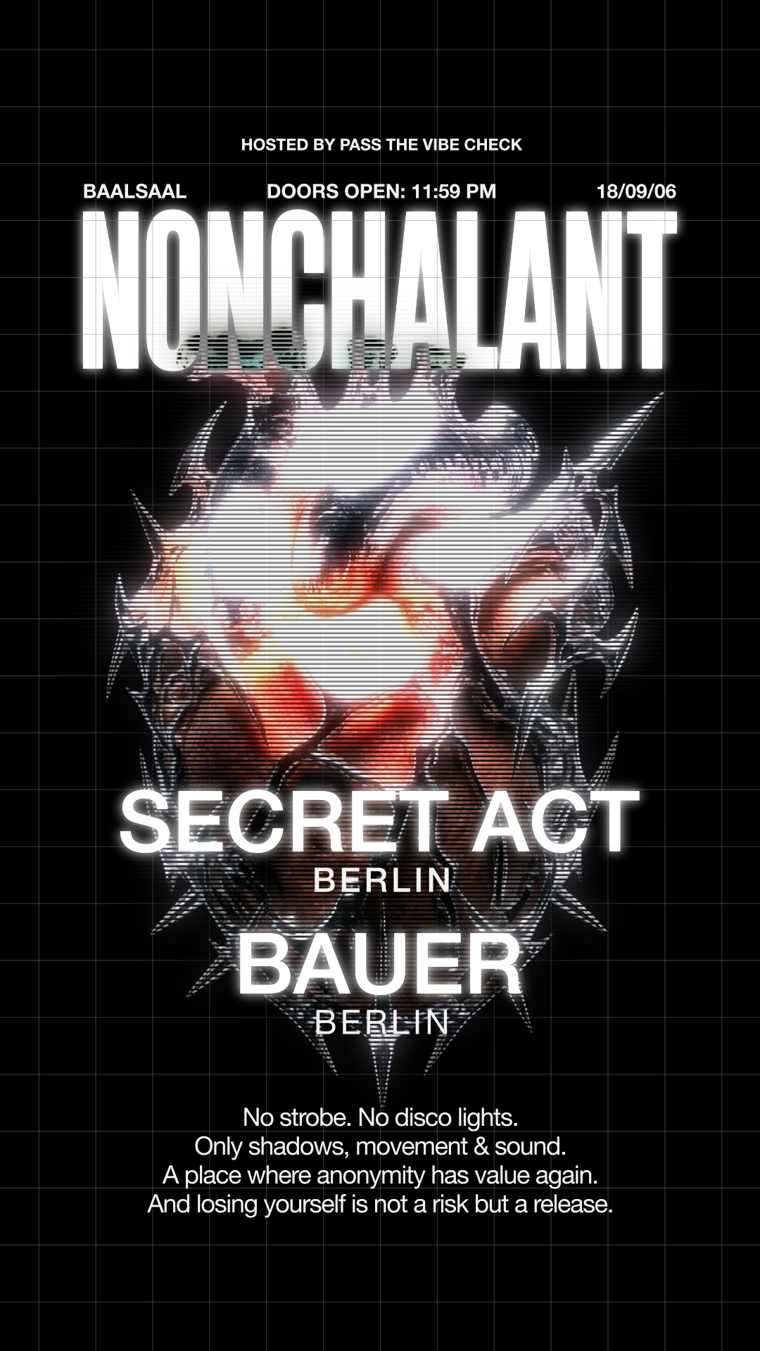 NONCHALANT  W/ SECRET ACT (BERLIN) & BAUER (BERLIN) (Sophisticated Techno)