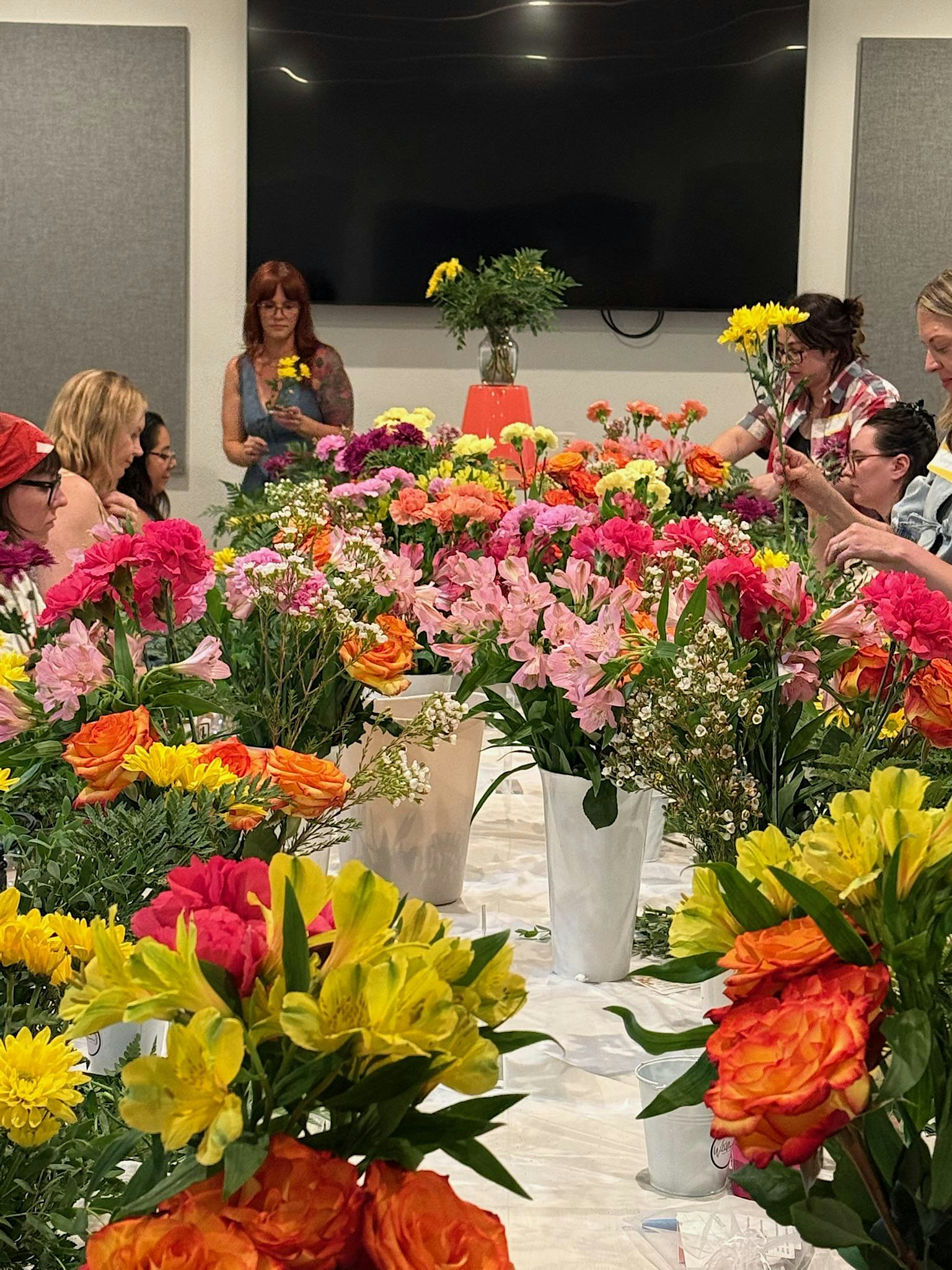 Blooms & Brews - Fall Flower Workshop
