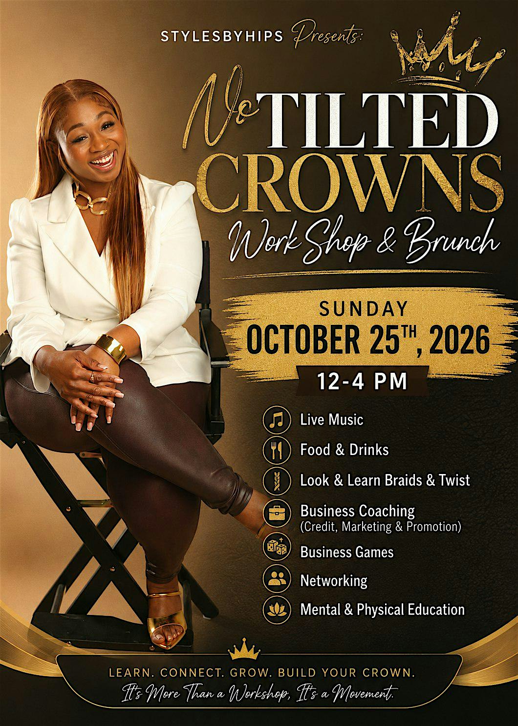 No Tilted Crowns Workshop & Brunch