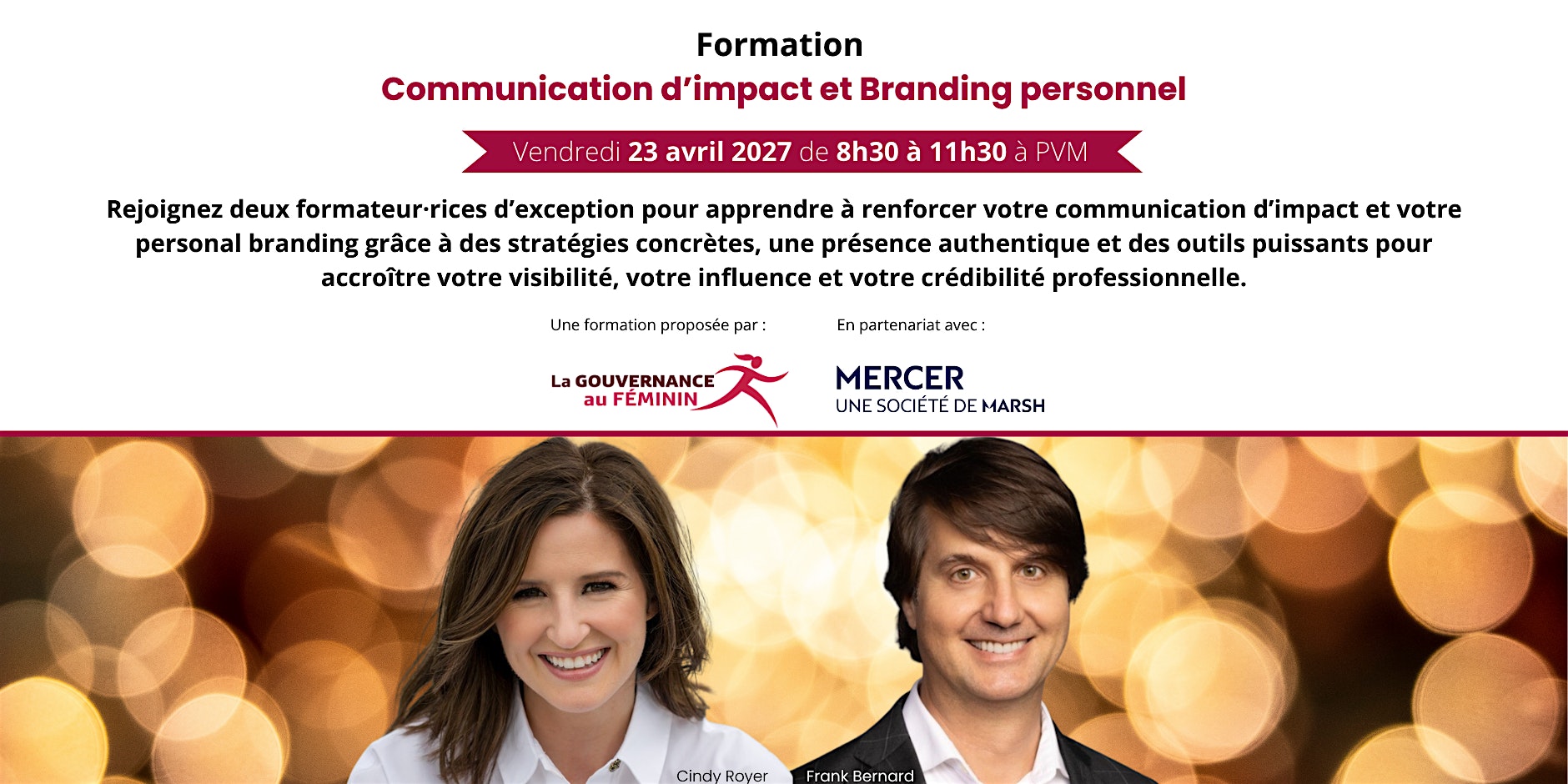 Formation "Communication d'impact et Branding personnel" - 1ère édition