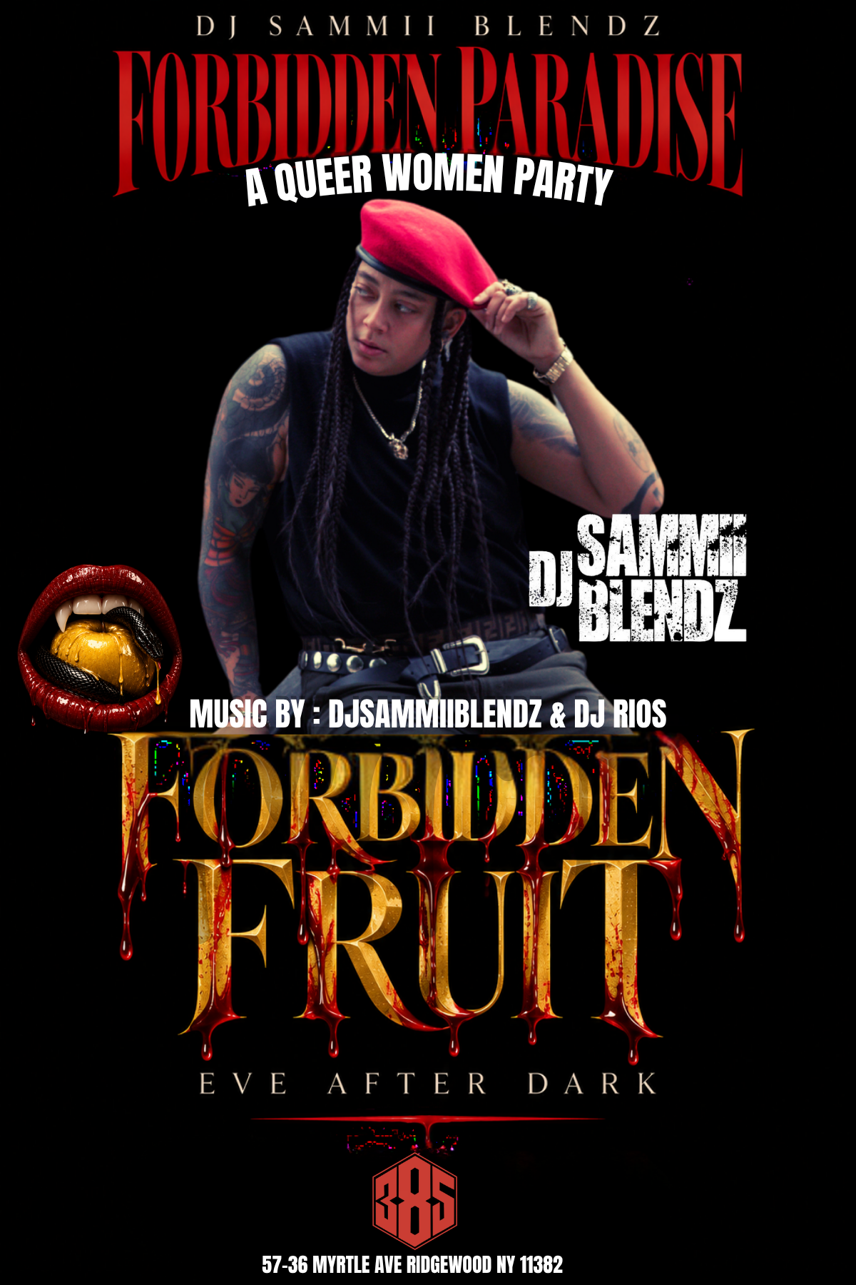 FORBIDDEN FRUIT : EVE AFTET DARK Hosted By Jamie Promotions