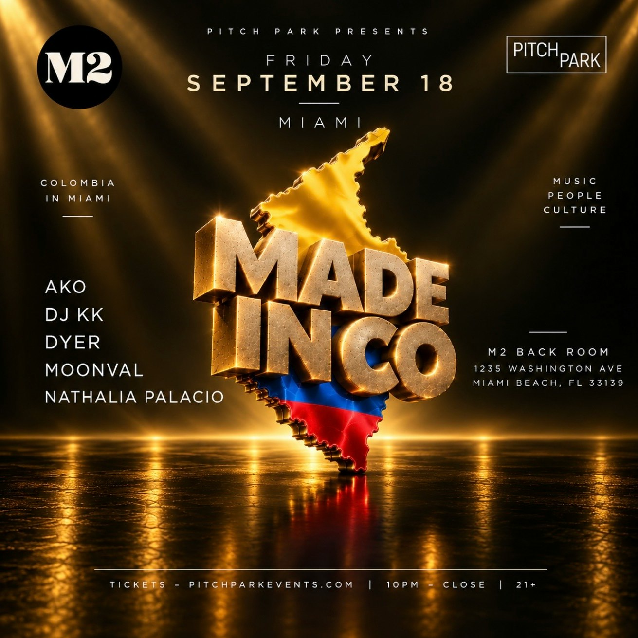 Made In Co: DJ KK, AKO, DYER, NATHALIA PALACIO