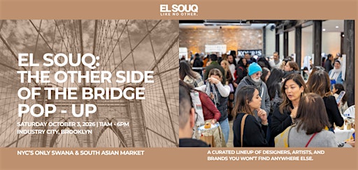 El Souq Pop- Up: NYC's Only SWANA & South Asian Marketplace