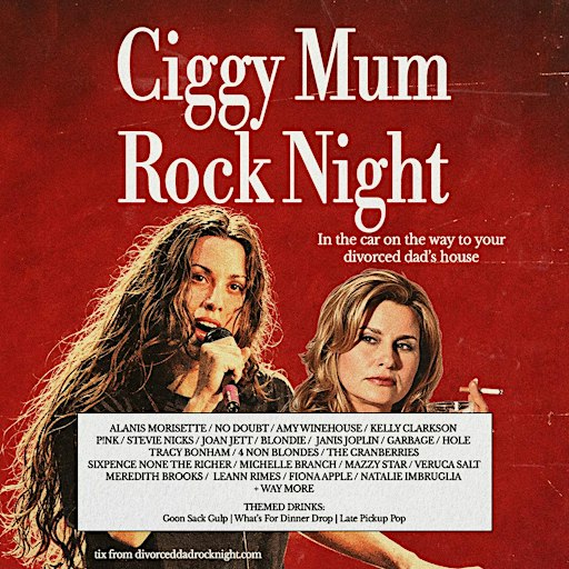 DIVORCED DAD ROCK NIGHT SYDNEY