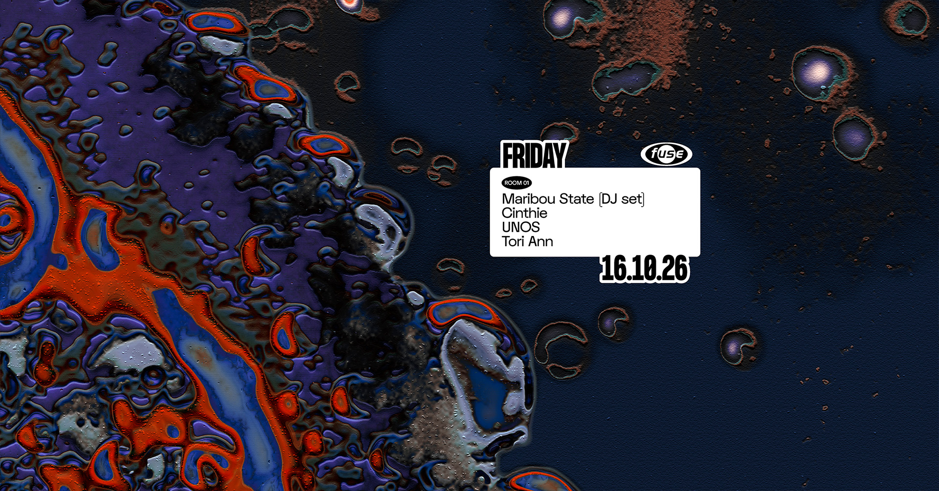 Fuse presents: Maribou State (DJ set) & Cinthie
