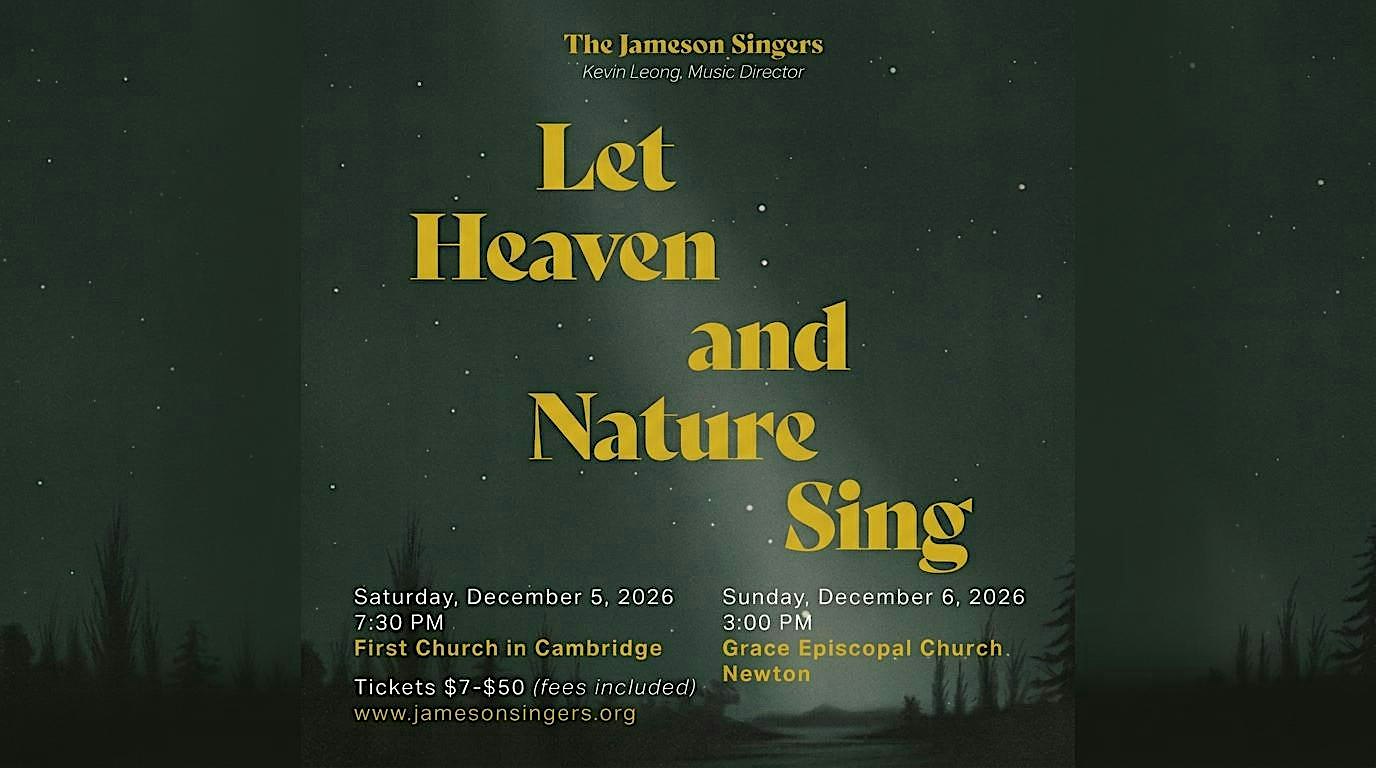 Let Heaven and Nature Sing