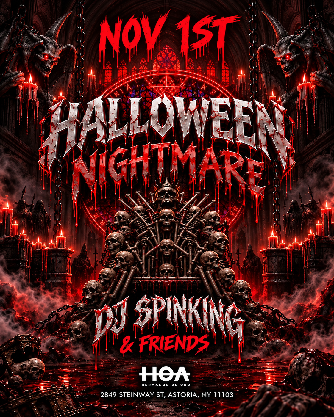HALLOWEEN NIGHTMARE  AT HOA