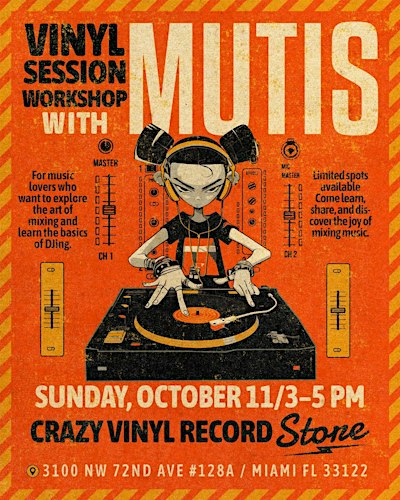 Vinyl Session Workshop with Mutis