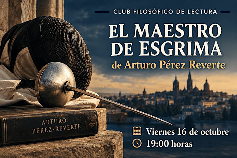 Encuentro literario: EL MAESTRO DE ESGRIMA, de Arturo Pérez Reverte