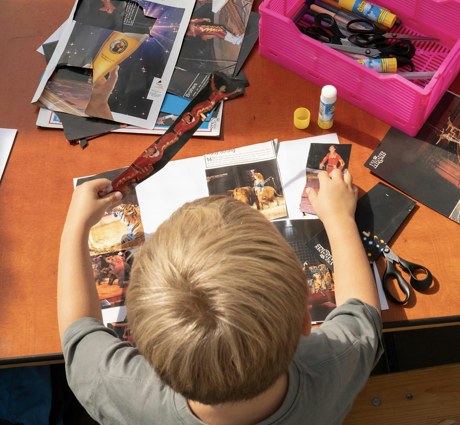 Collageworkshop in de herfstvakantie (6 t/m 12 jaar)