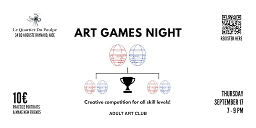 Art Games Night at Le Quartier du Poulpe (Nice, FR)