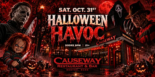 Halloween HAVOC at Causeway Bar - COSTUME CRAWL CHECK IN