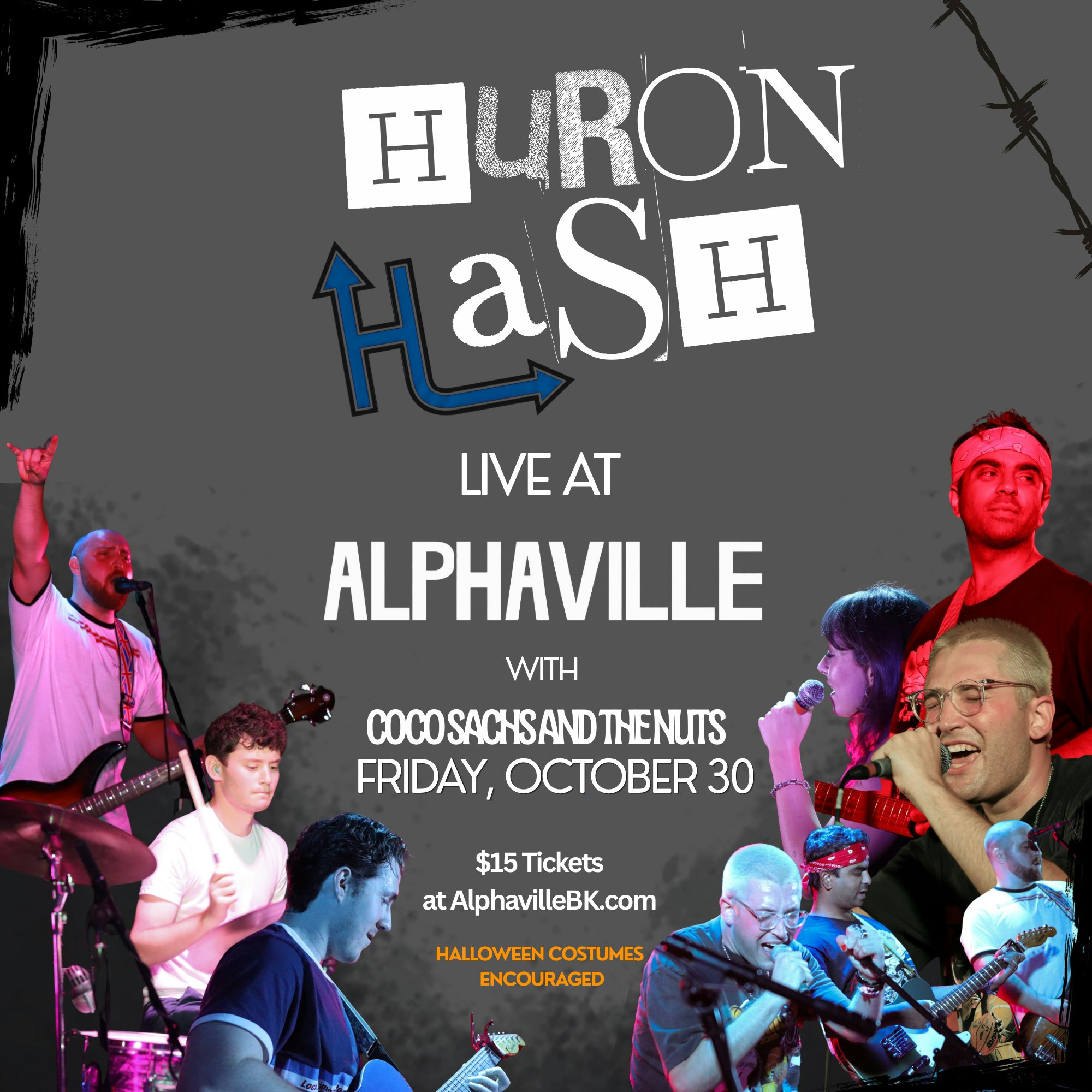 Huron Hash, Coco Sachs and the Nuts 
